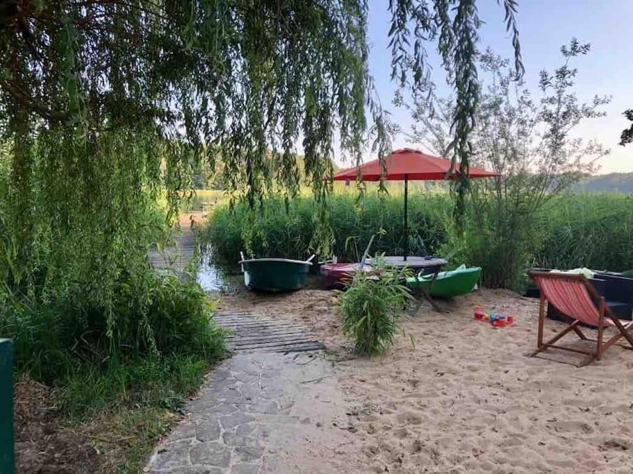 Penthouse Bernd Im Waldschloesschen Direkt Am See Wendisch Rietz Ngoại thất bức ảnh